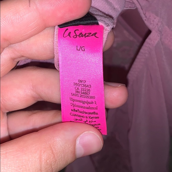 LaSenza Sexy Like-New Pink Lacy Bodysuit with Padded Cups. Perfectly versatile! - Picture 7 of 7